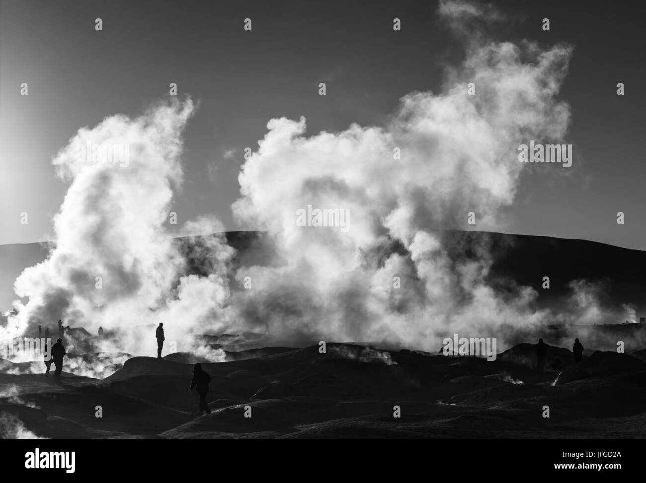 Sol de Mañana, Bolivie Banque D'Images