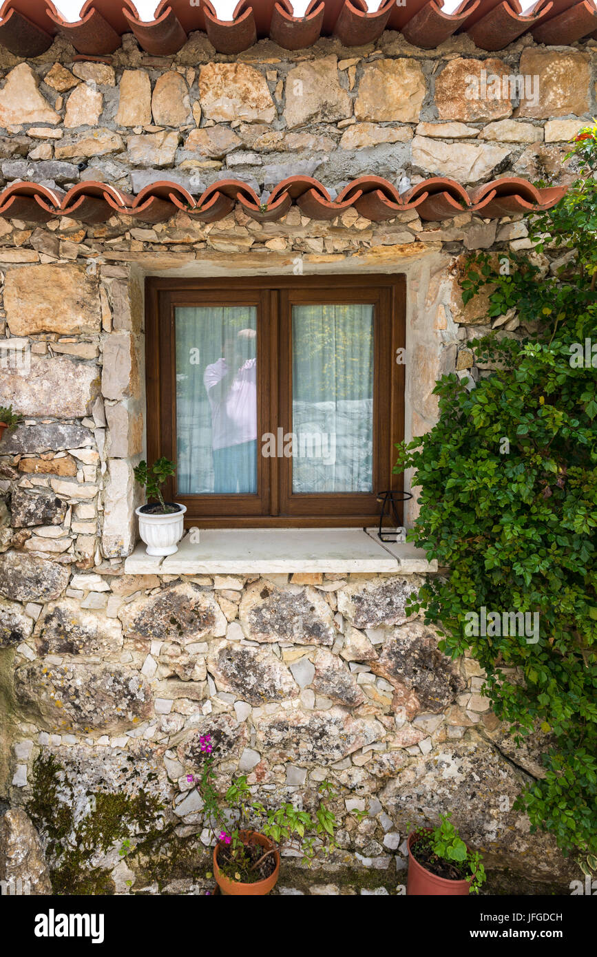 Pia do Urso village, Fatima, Portugal Banque D'Images