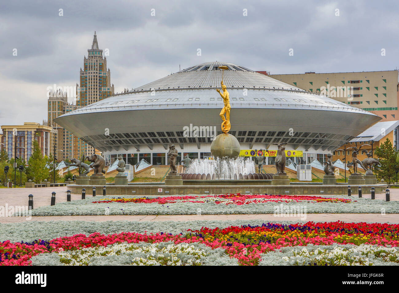 La Ville d'Astana, Kazakhstan, cirque, Banque D'Images