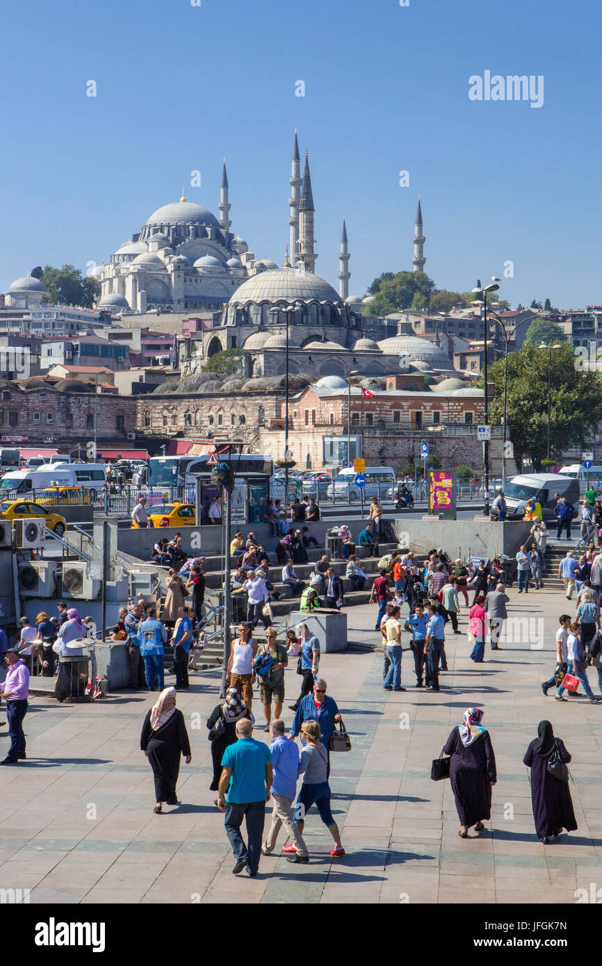 La Turquie, la Ville d'Istanbul, la mosquée Masjid bleu Banque D'Images