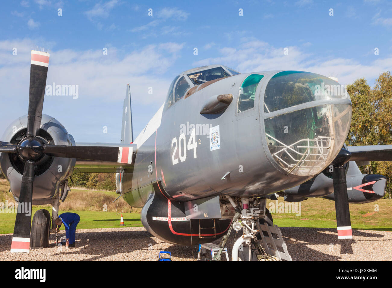 L'Angleterre, Shropshire, Royal Airforce Museum Cosford, Lockheed Neptune WWII avion américain Banque D'Images