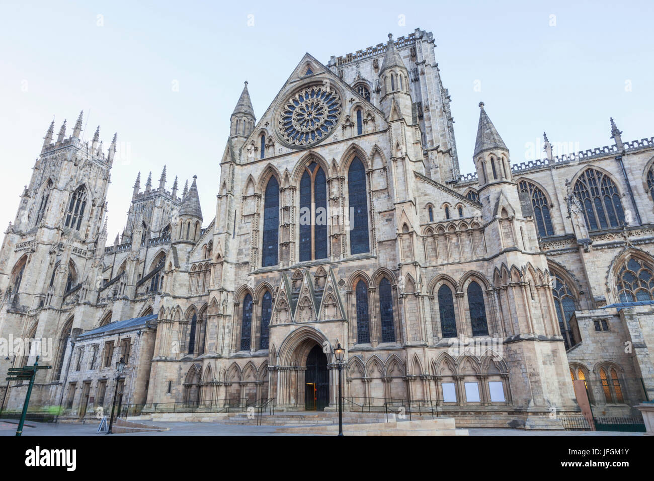 L'Angleterre, dans le Yorkshire, York, York Minster Banque D'Images