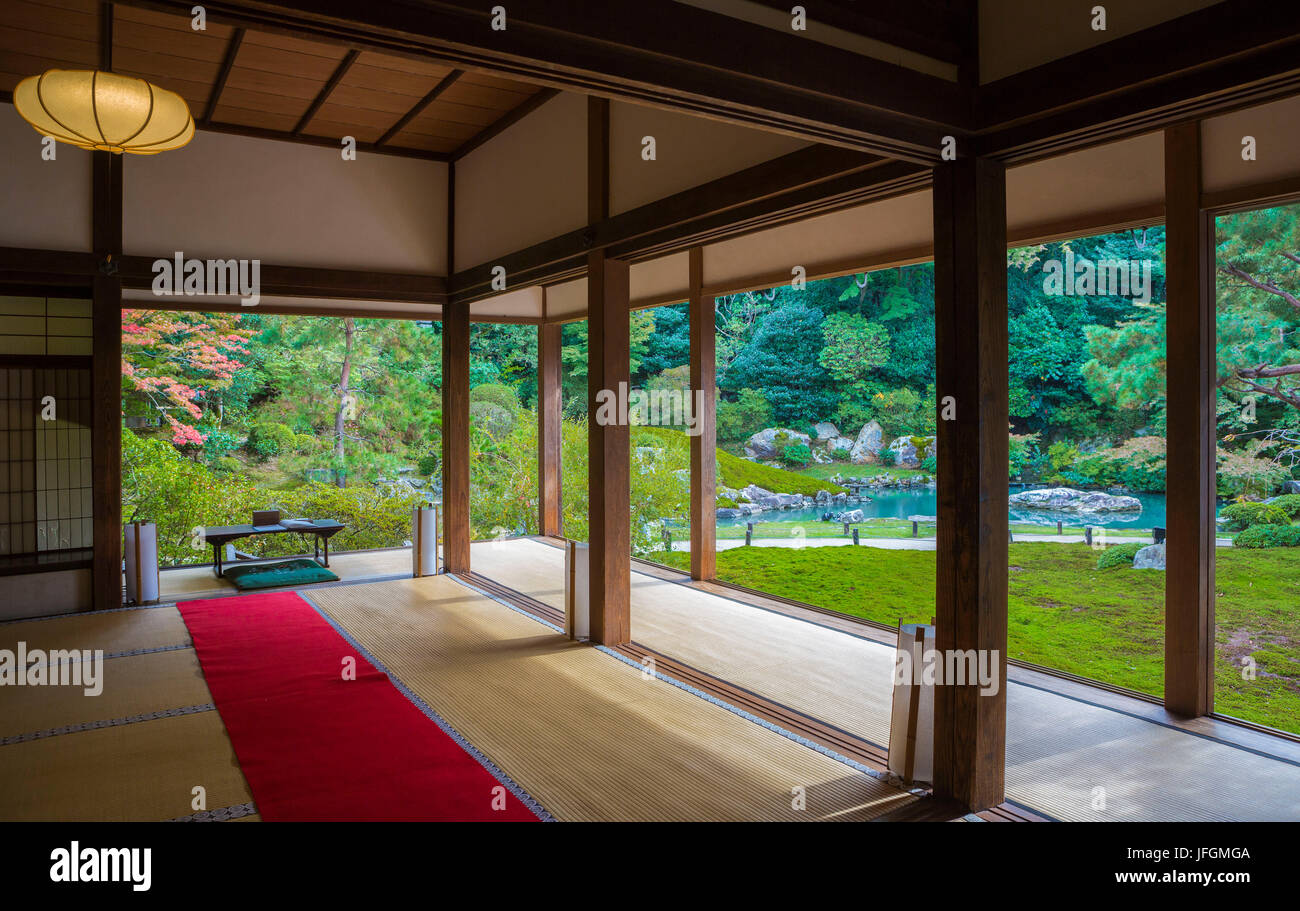 Le Japon, la ville de Kyoto, temple Shoren In Banque D'Images