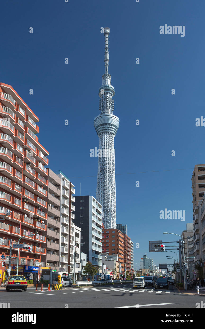 Le Japon, Tokyo City, Sky Tree tower Banque D'Images