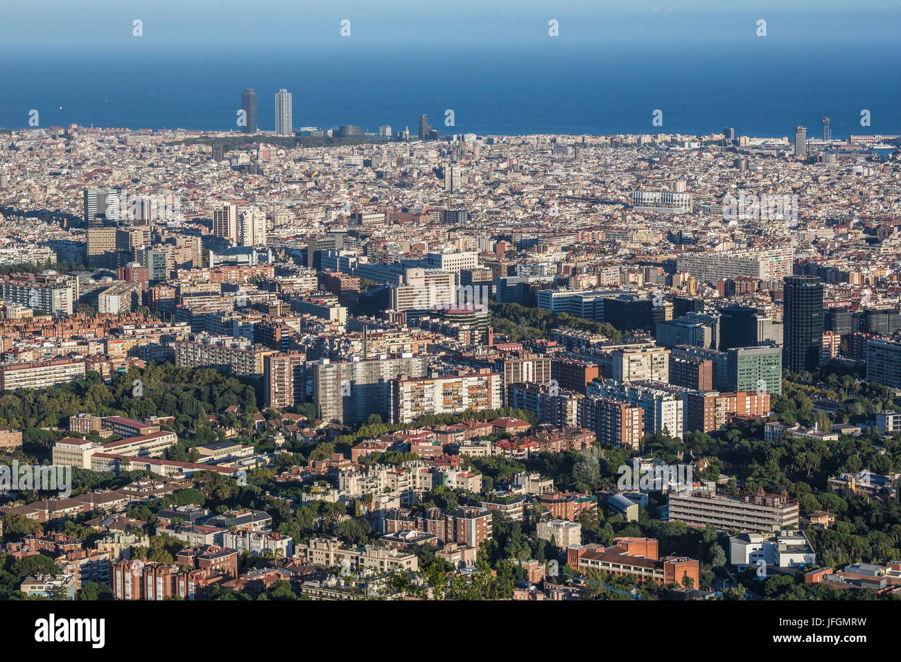 Espagne, Catalogne, Barcelone, la ville Barcelone Central Banque D'Images