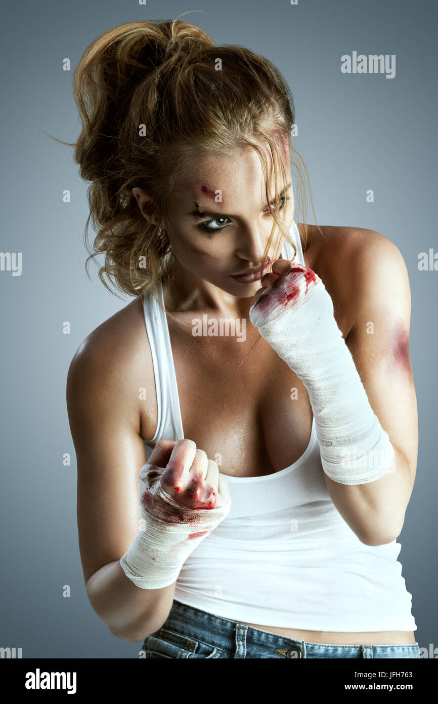 Street Fighter. Banque D'Images