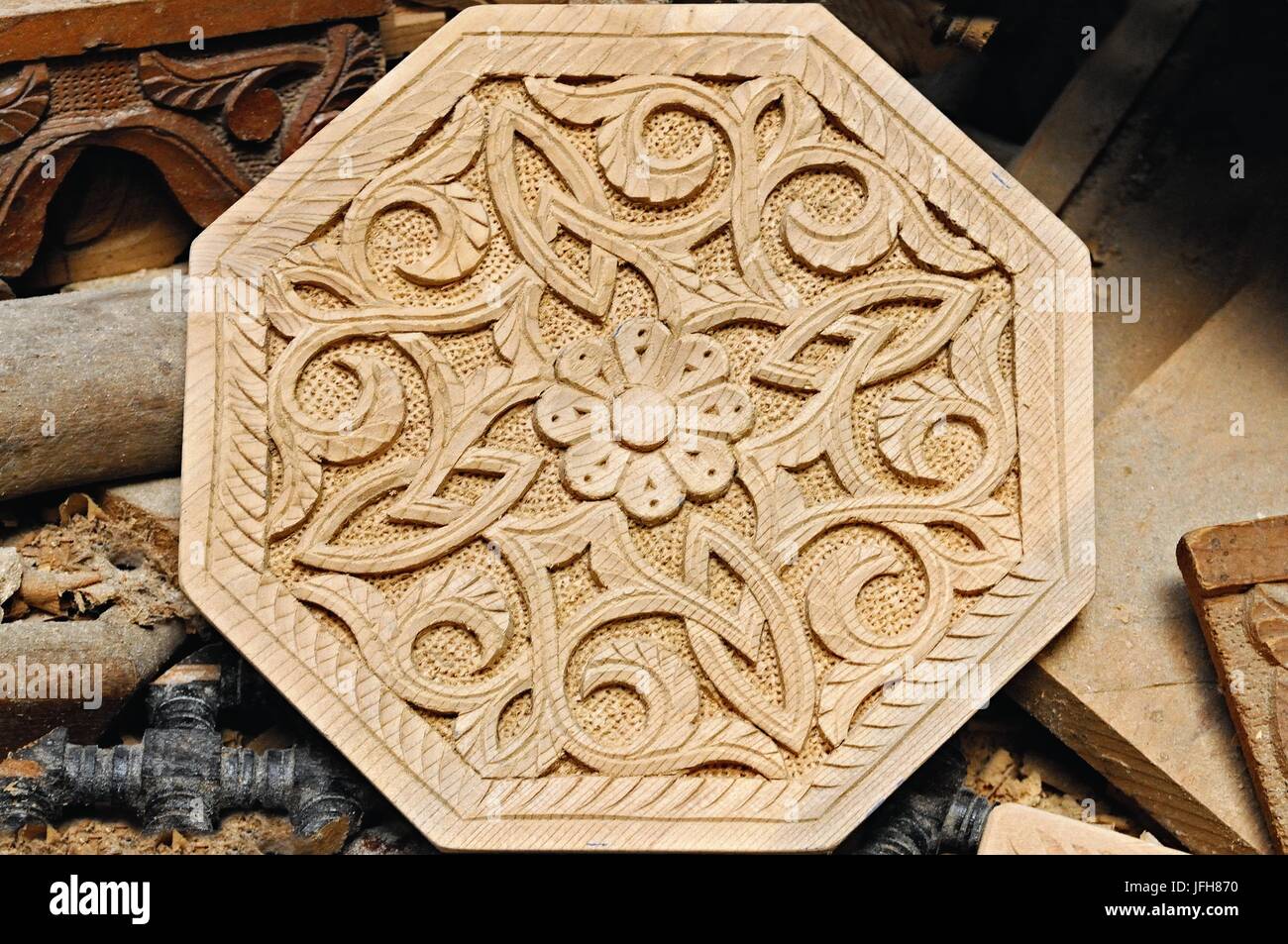 L'art arabe sculptée Banque D'Images