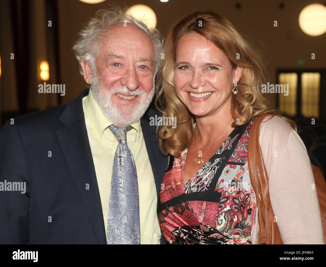 Acteur Dieter Hallervorden et Christiane Zander Banque D'Images