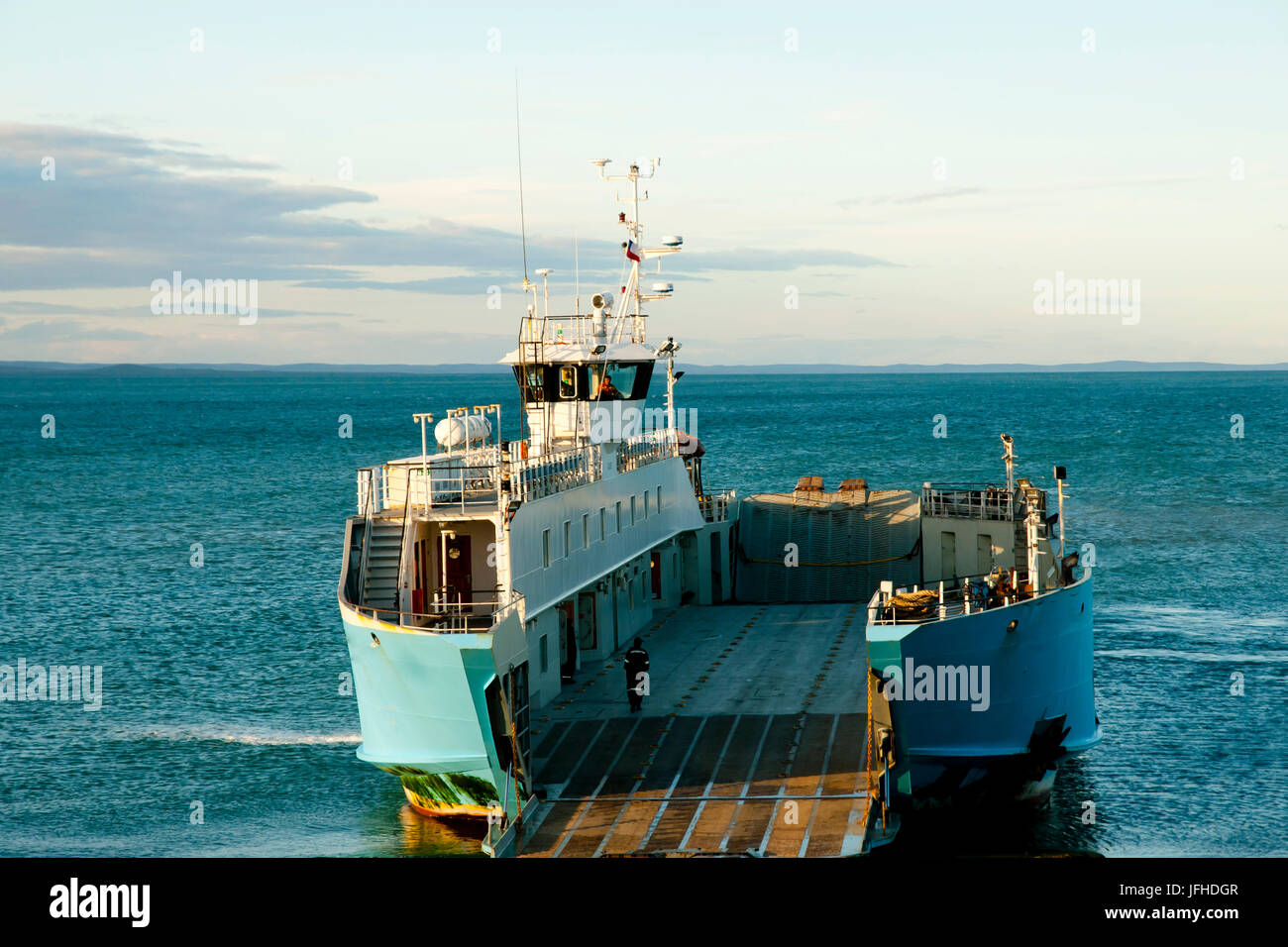 - Transport par ferry du détroit de Magellan - Chili Banque D'Images