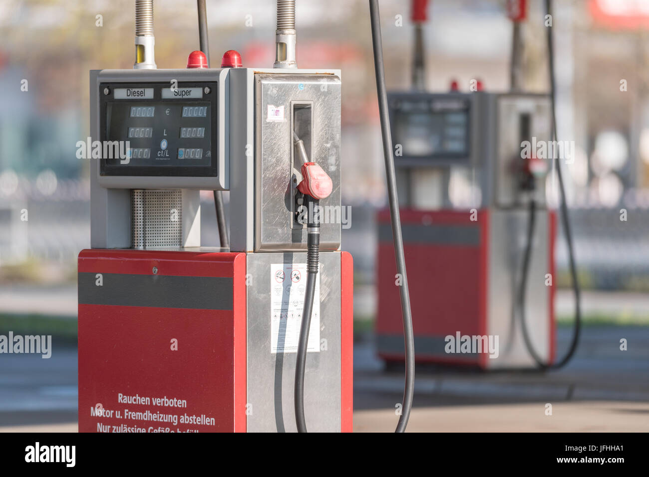 Pompes de remplissage Banque D'Images