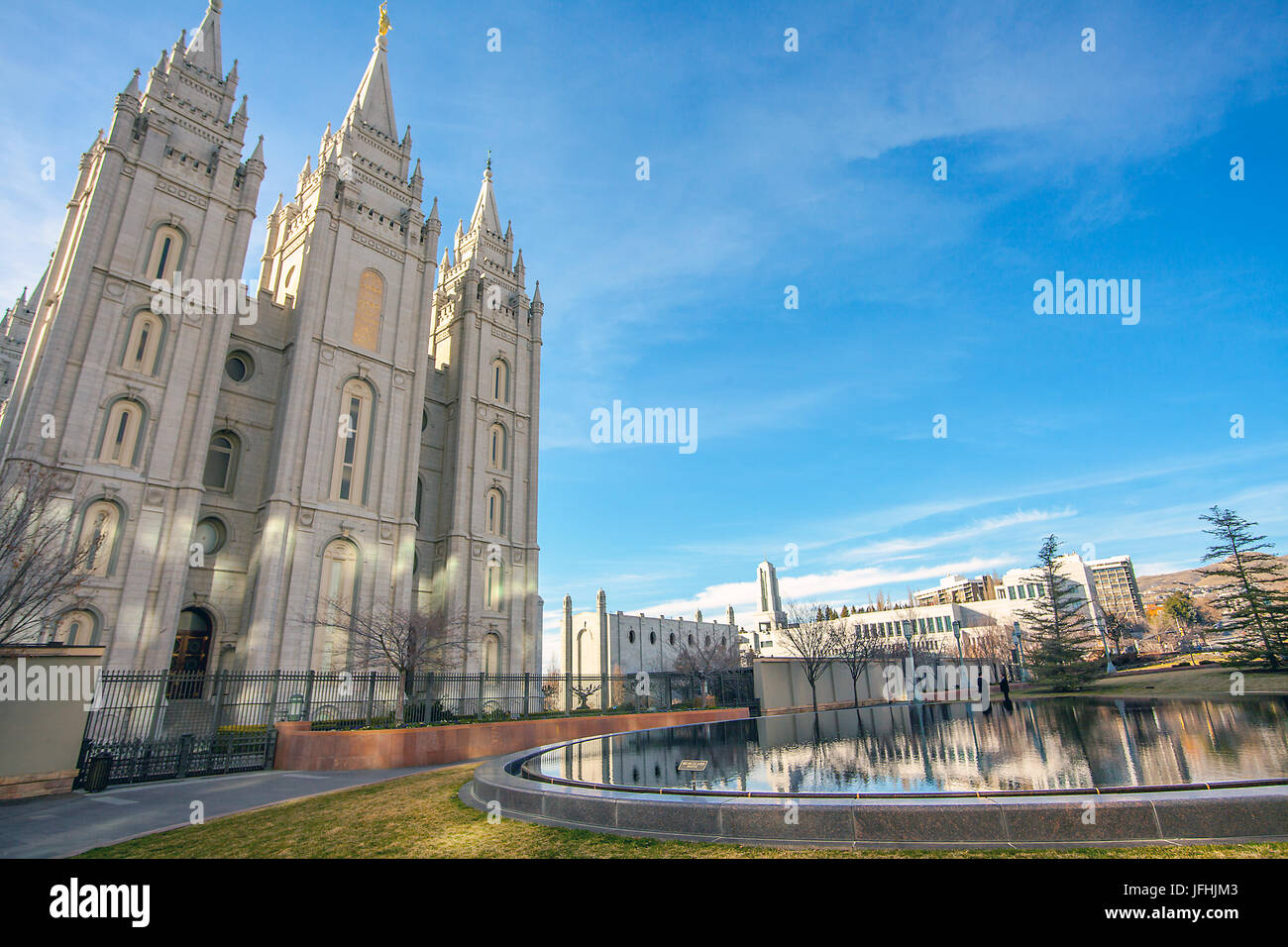Temple de l'Église de Jésus-Christ des Banque D'Images