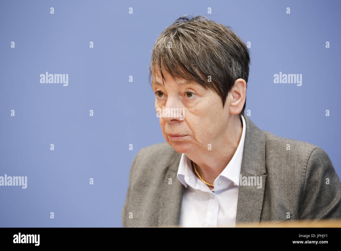 Ministre Barbara Hendricks - projet de loi de fracturation allemand Banque D'Images