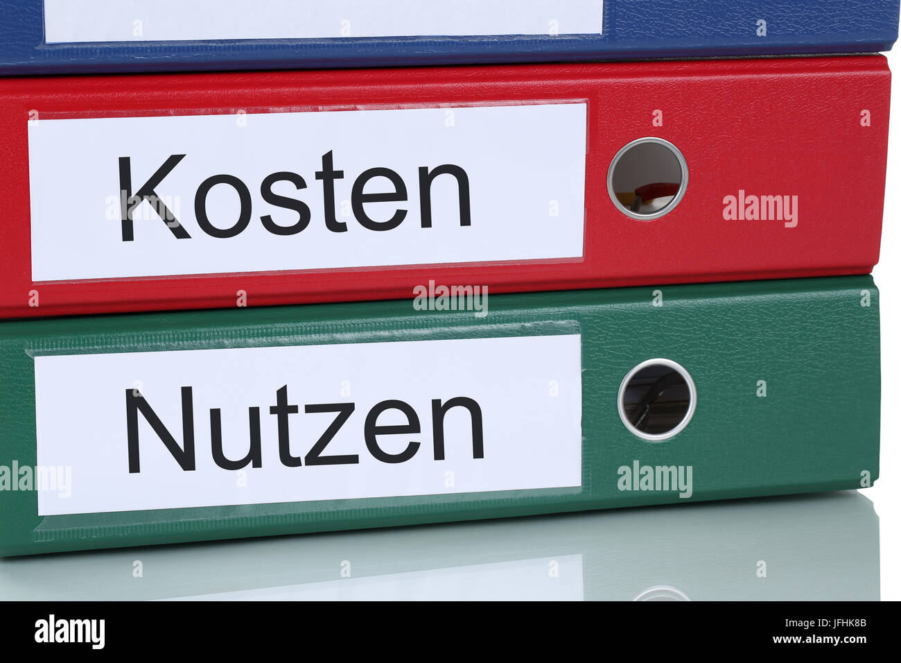 Kosten und Nutzen Rechnung im Unternehmen Business Konzept Banque D'Images