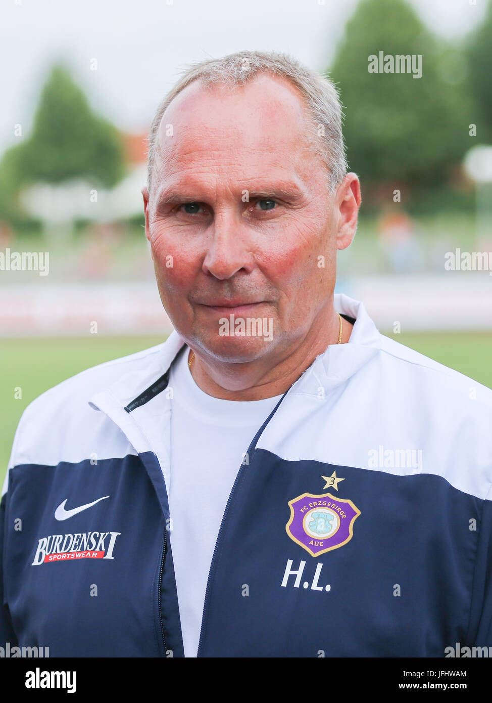 Helge Leonhardt ( FC Erzgebirge Aue) Banque D'Images