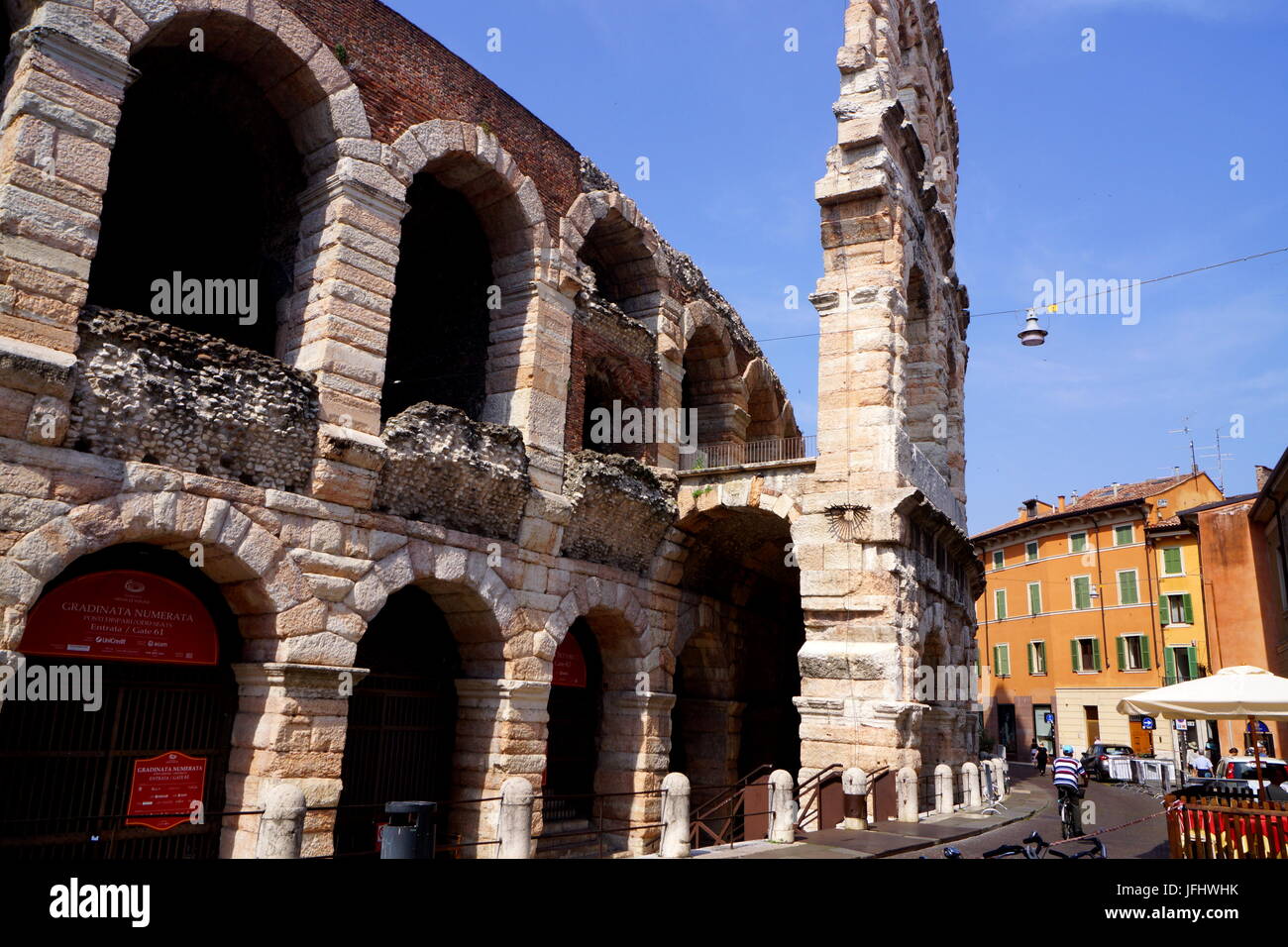 Célèbre Arena di Verona, Italie Banque D'Images