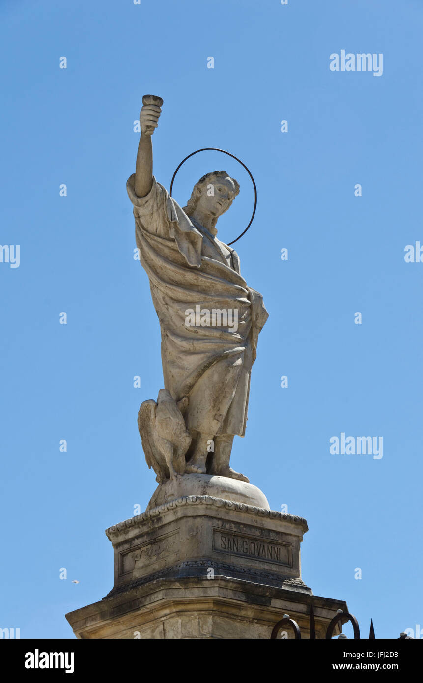 L'Italie, le sud de l'Italie, Sicile, Sicile, province de Ragusa, Modica, Duomo di S. Pietro Banque D'Images