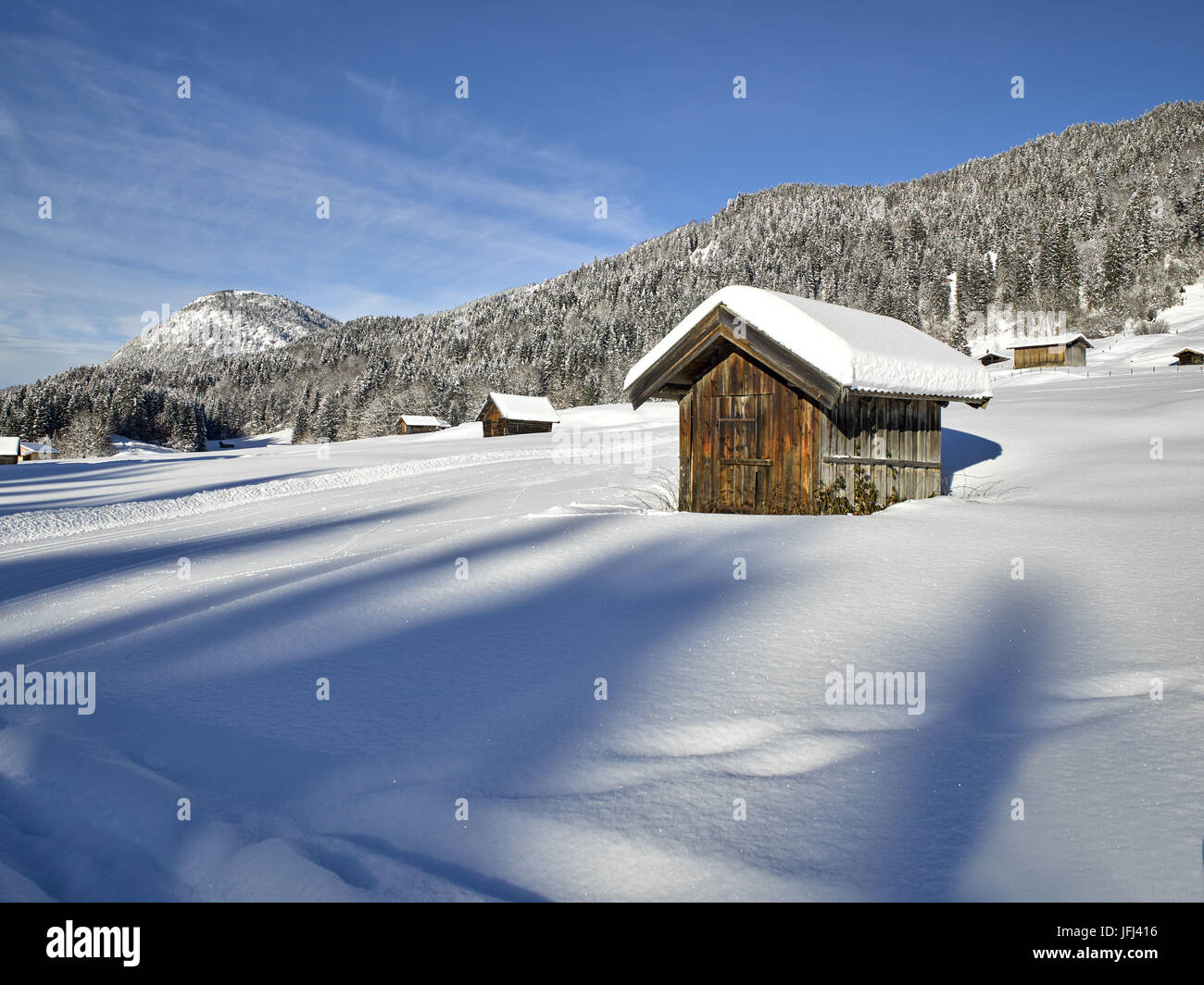 Paysages d’hiver Banque D'Images