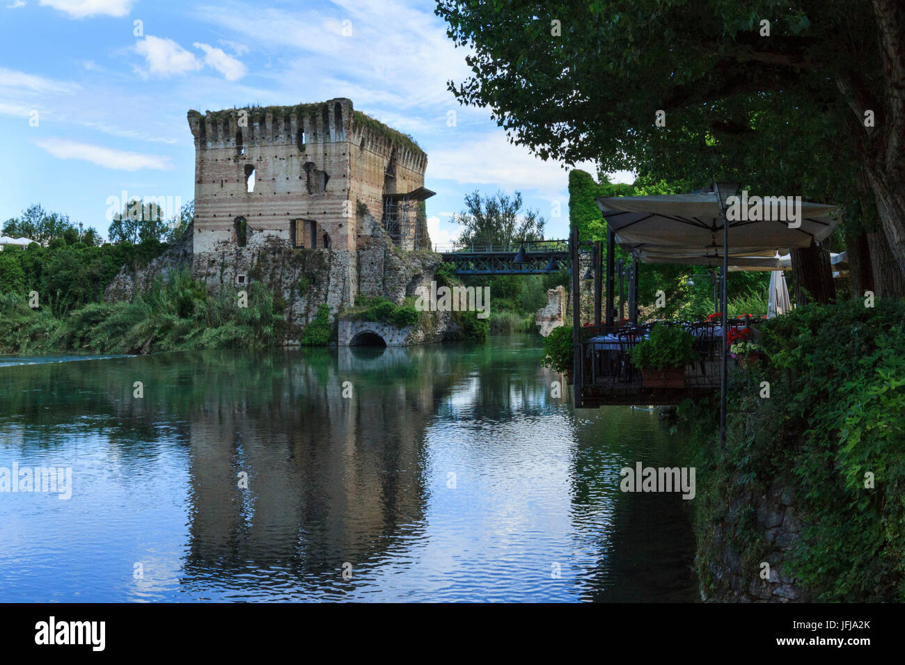 Mantoue, Italie, Emilie-Romagne, Borghetto Banque D'Images