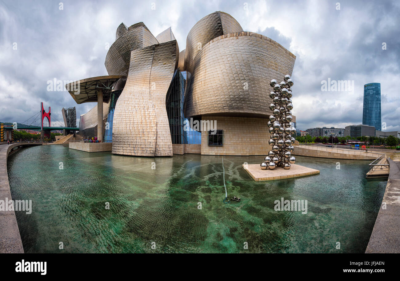 Bilbao-Spain Guggenheim Museum Banque D'Images