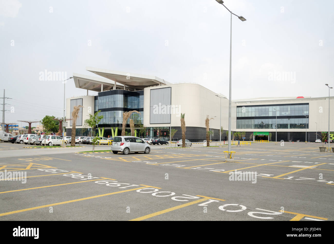 L'extérieur du colis Shopping Mall, Lahore, Pakistan Banque D'Images