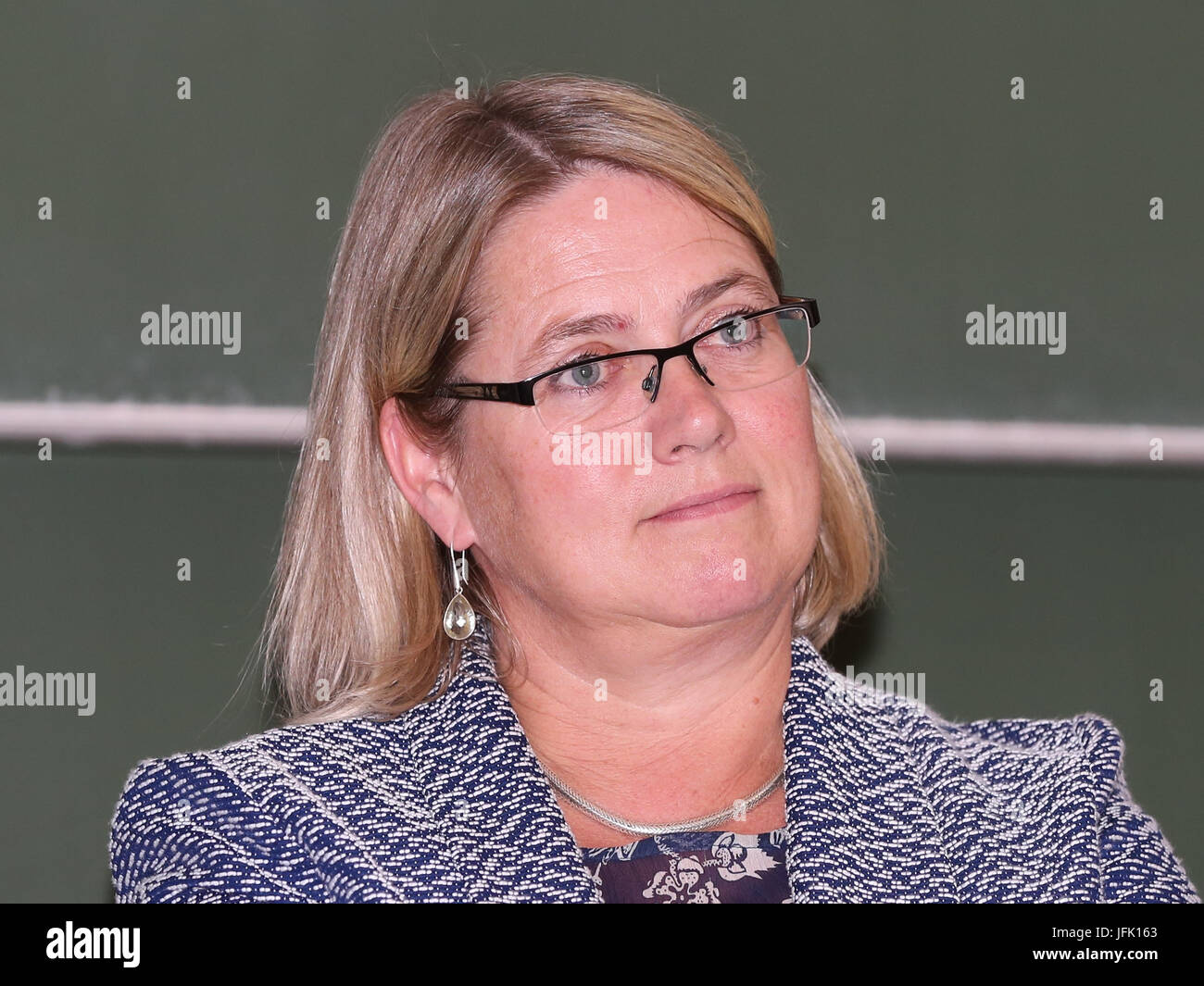 Susi Secrétaire Möbbeck (SPD) Commissaire à l'intégration de Saxe-Anhalt Banque D'Images