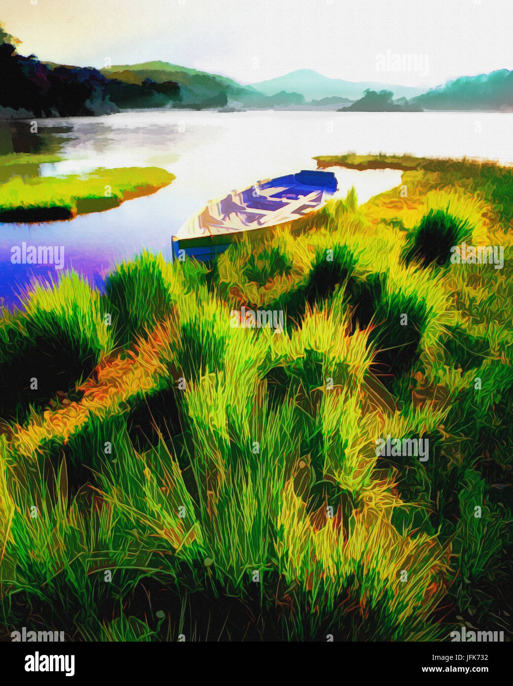 IE - comté de Kerry : Partie supérieure du lac Killarney Banque D'Images