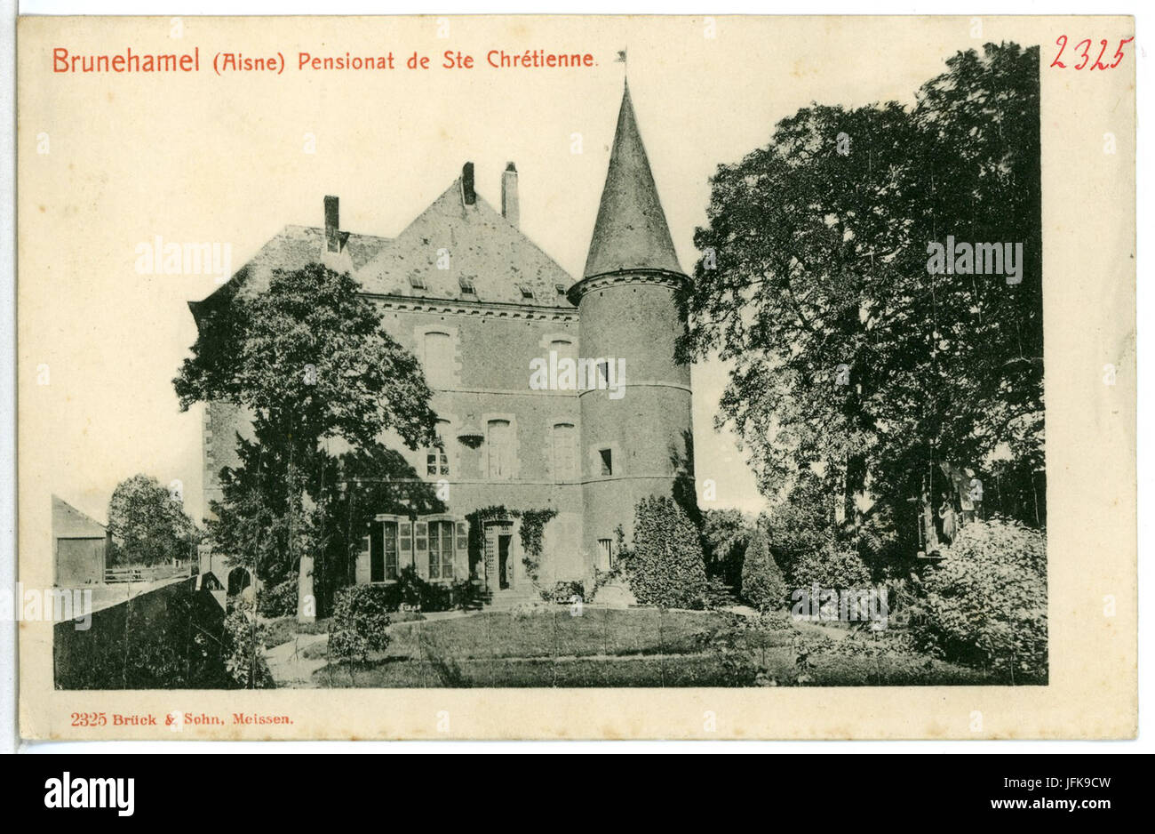 02325-Brunehamel-1902-Pensionat de St. Chretienne-Brück & Sohn Kunstverlag Banque D'Images