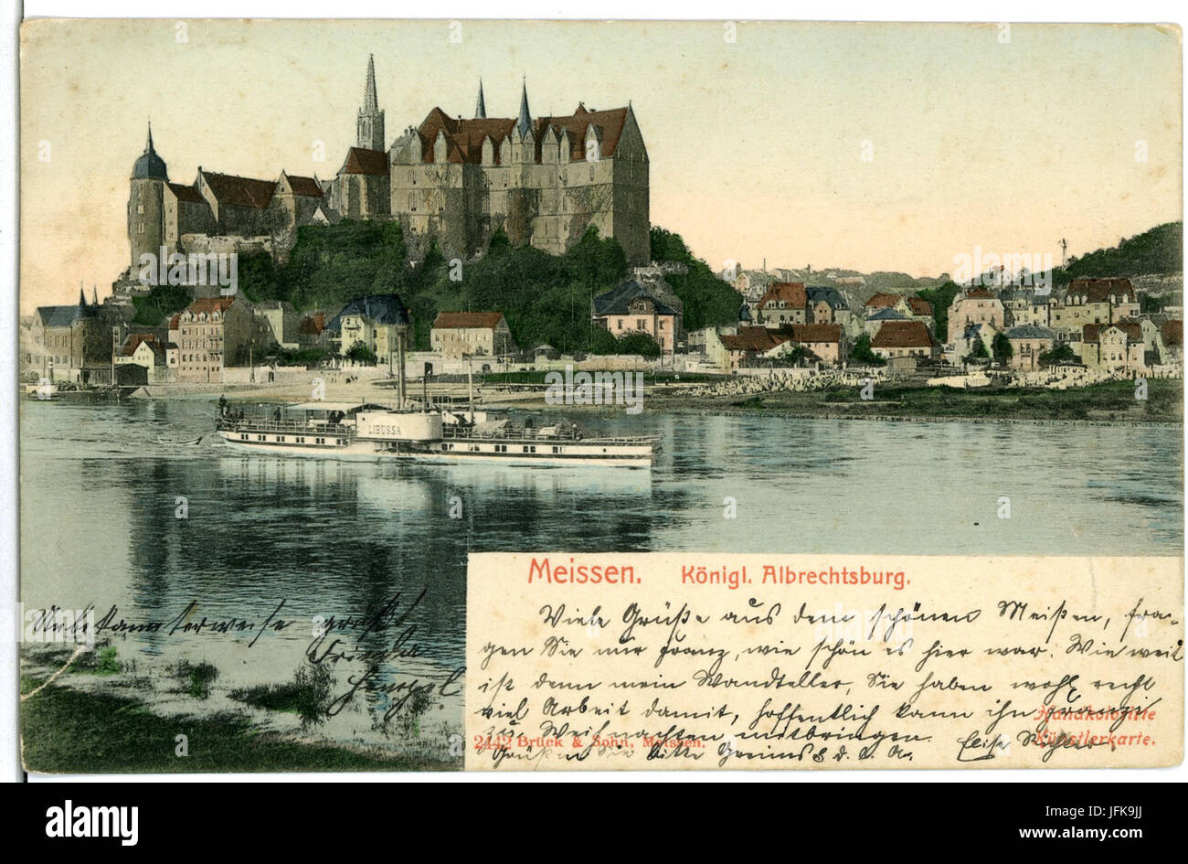 02442-MEISSEN-1902-Albrechtsburg-Brück & Sohn Kunstverlag Banque D'Images