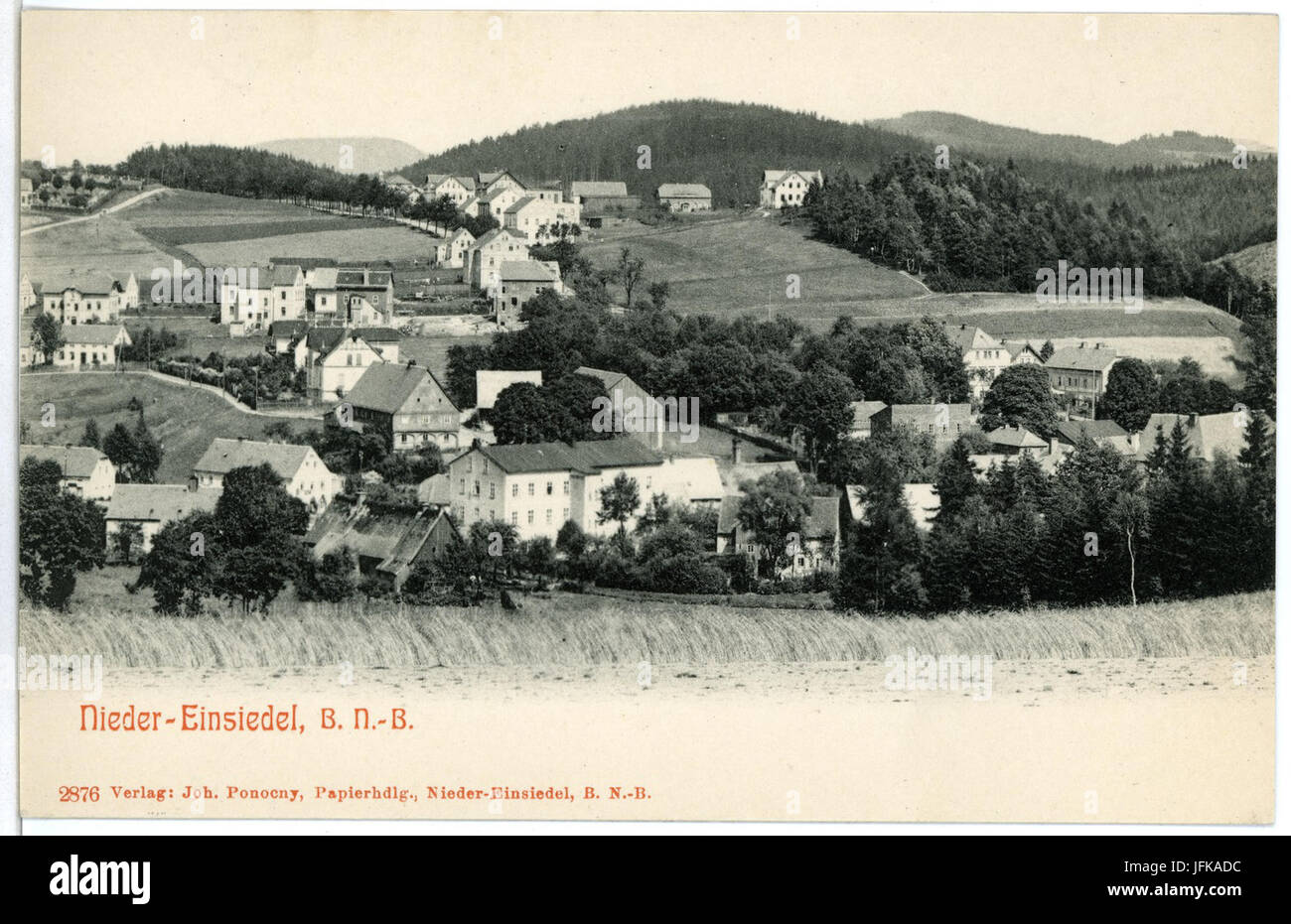 02876-Einsiedel-1903-Nieder-Einsiedel-Brück & Sohn Kunstverlag Banque D'Images