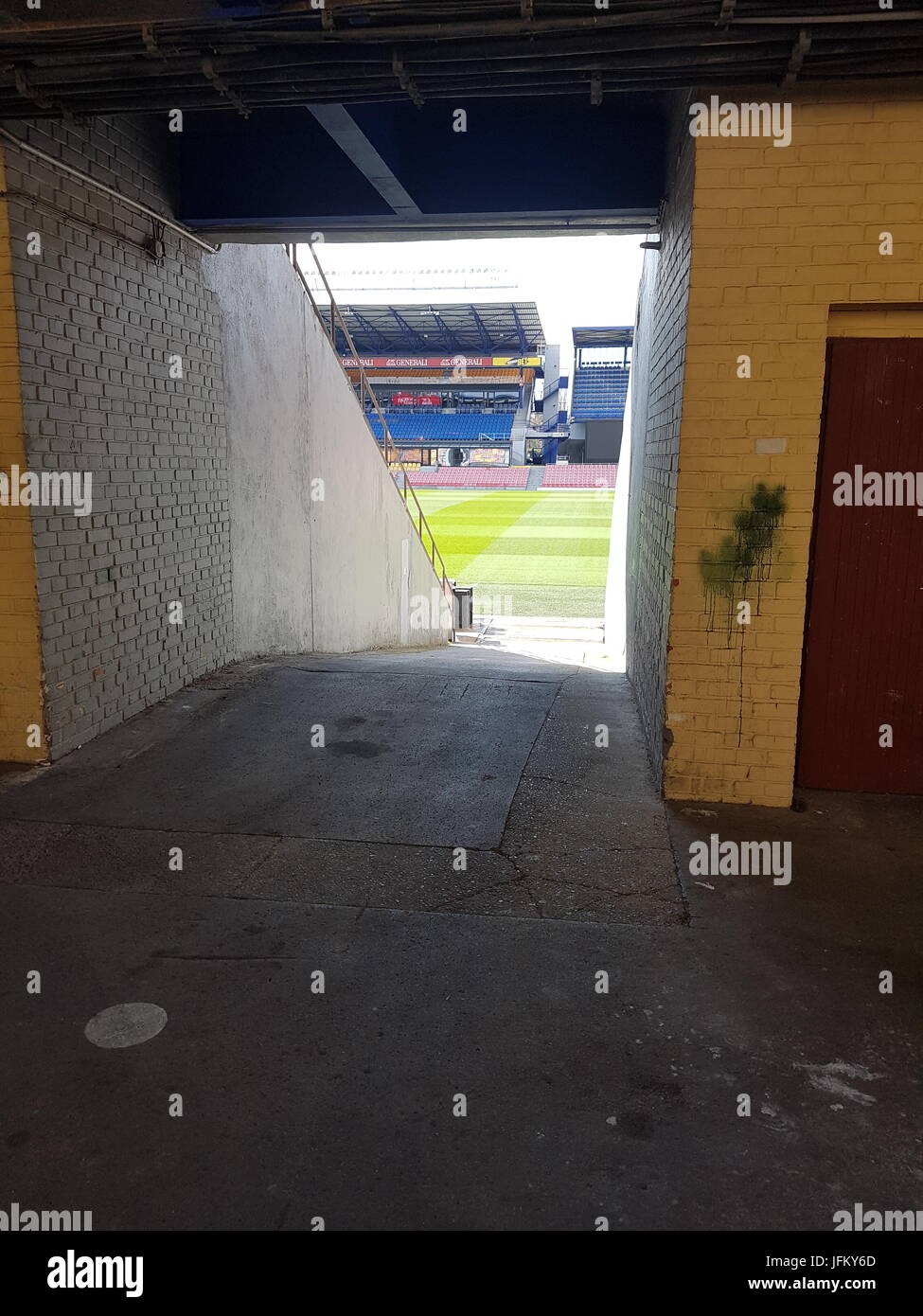 À cette étape, sur journée, rien d'autre questions. Generali Arena, à Prague. Accueil du Sparta Prague. Banque D'Images