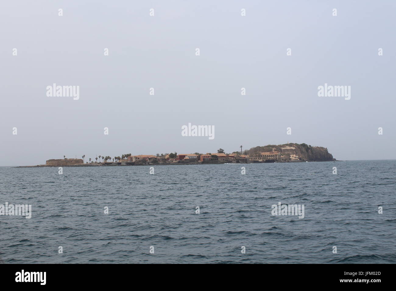 L'île de Gorée, l'île des esclaves, en dehors de Dakar, Sénégal Banque D'Images