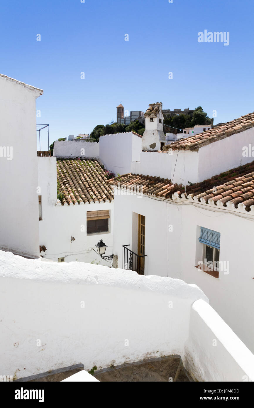 Casares, Andalousie, Espagne Banque D'Images