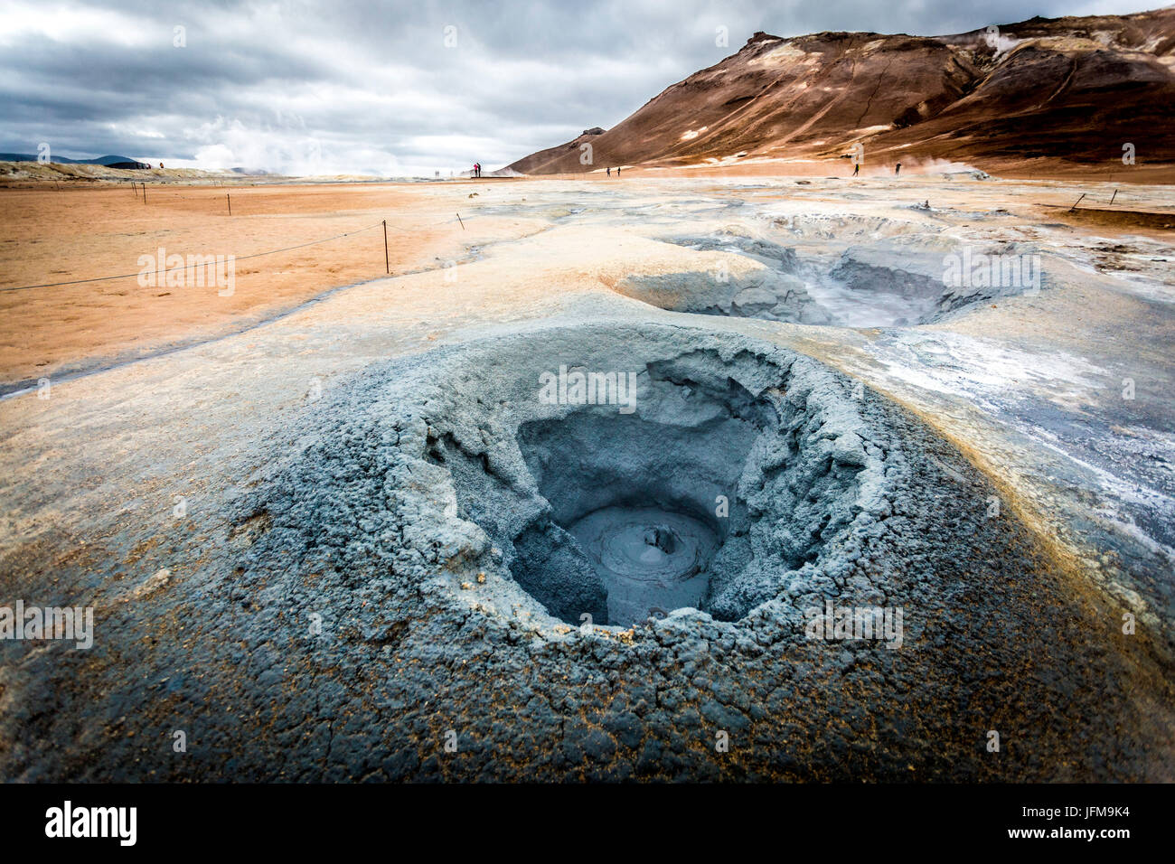 Zone géothermique Hverir, Islande, Europe, Banque D'Images