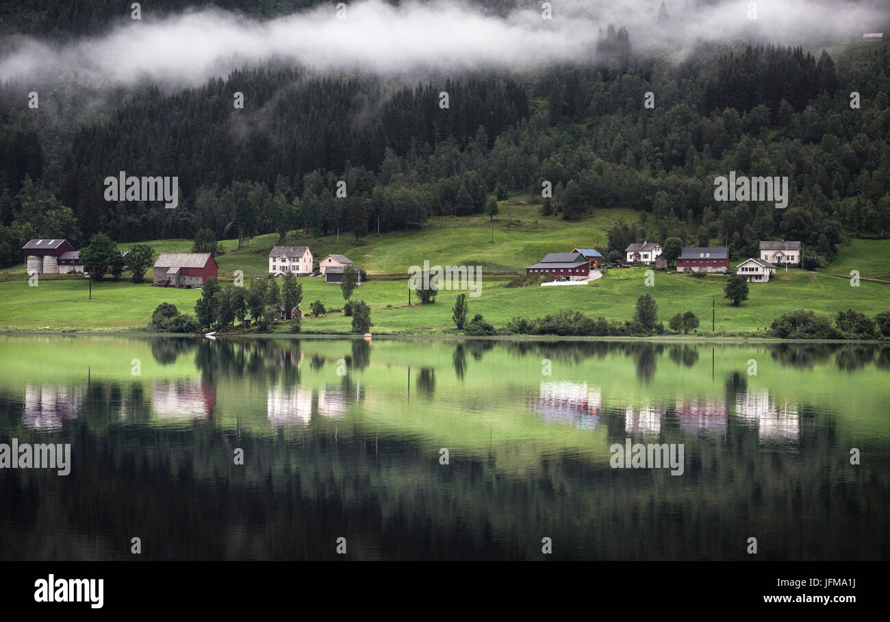 Le sud de la Norvège, près de Bergen Banque D'Images