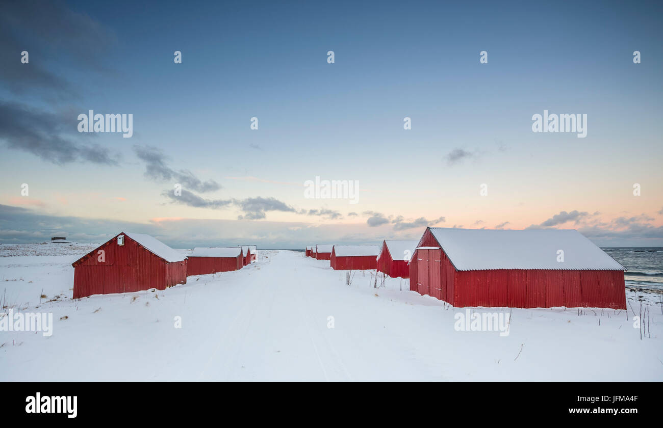 Eggum, îles Lofoten, Norvège Banque D'Images