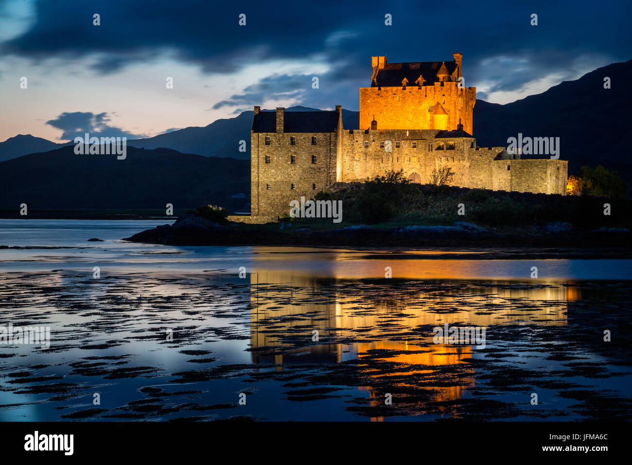 Le Château d'Eilean Donan, Ecosse Banque D'Images