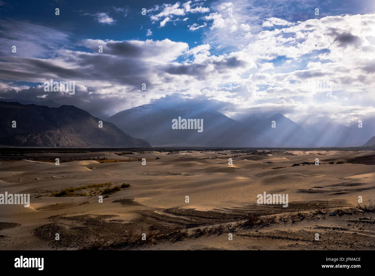 La Vallée de Nubra, Ladakh, Inde du Nord, d'Asie, Banque D'Images