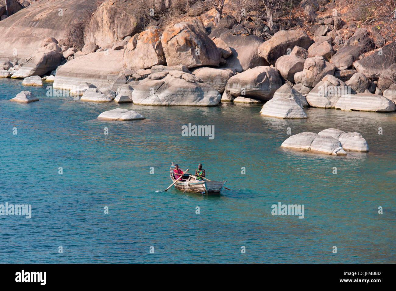 L'Afrique, Malawi, Monkey Bay, lac Malawi Banque D'Images