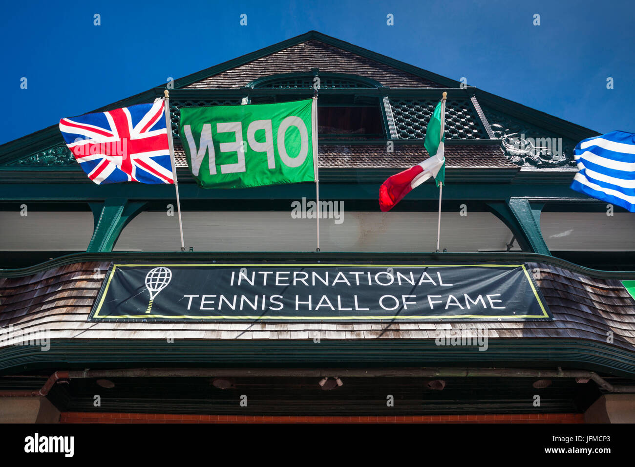 USA, Rhode Island, Newport, International Tennis Hall of Fame Banque D'Images