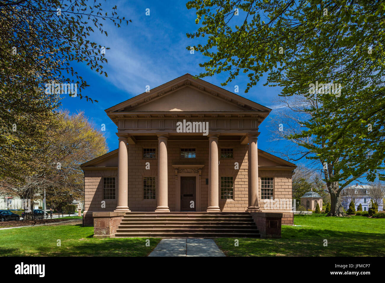 USA, Rhode Island, Newport, Redwood LIbrary and Athenaeum Banque D'Images
