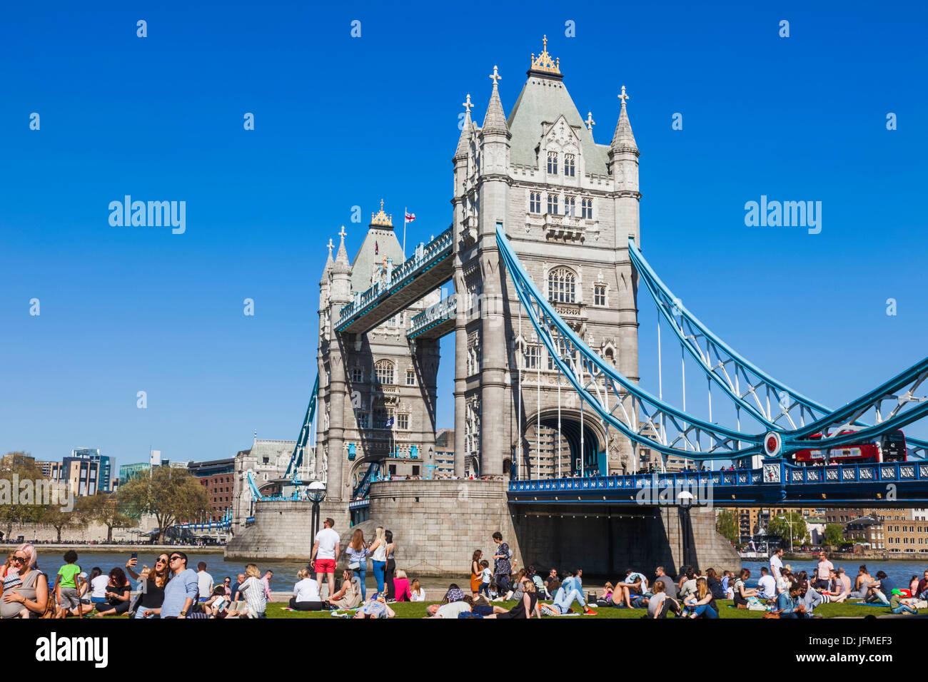 L'Angleterre, Londres, Tower Bridge, Southwark Banque D'Images