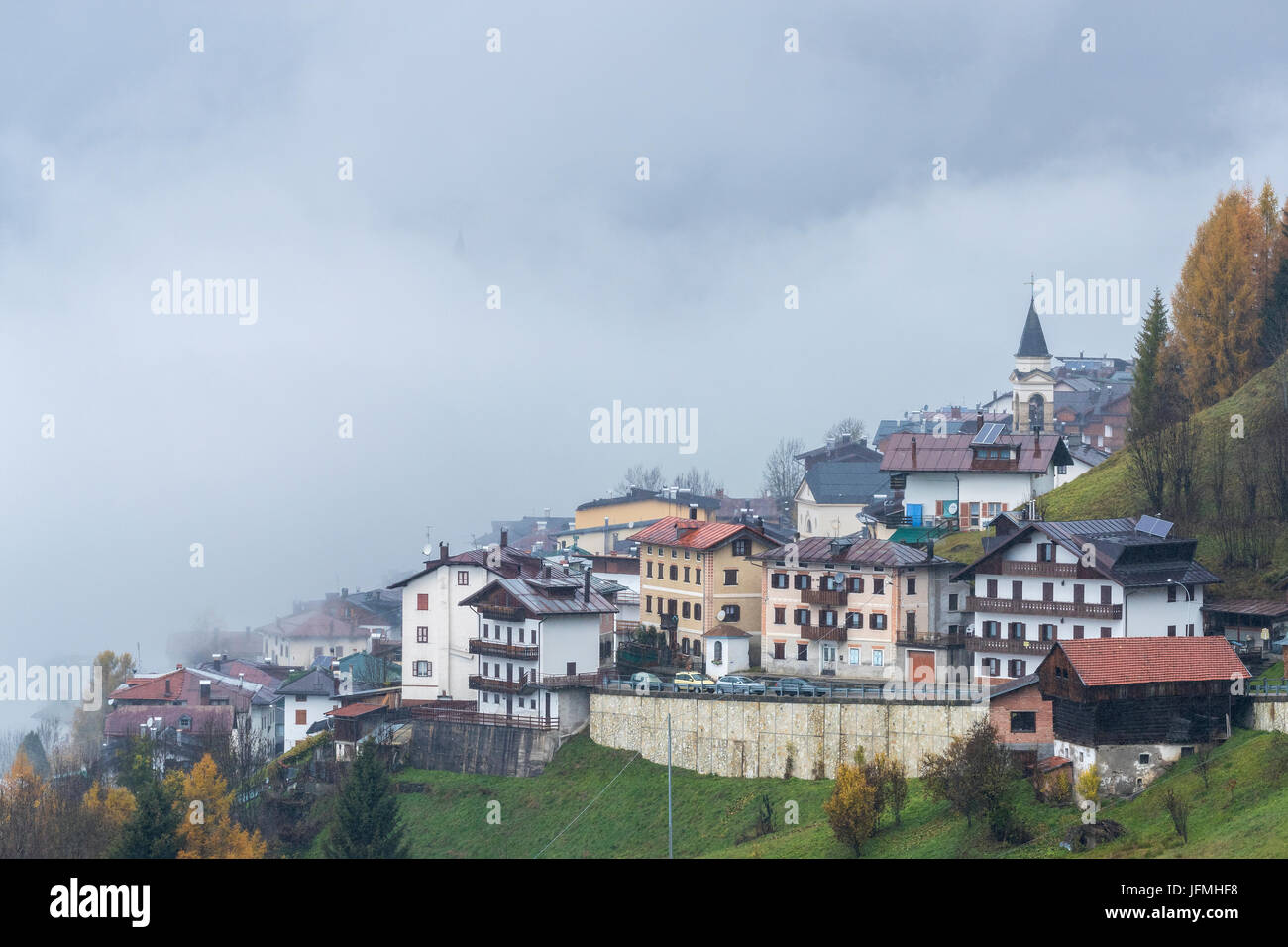 Costalissoio, province de Belluno, région de Vénétie, Italie, Europe. Banque D'Images