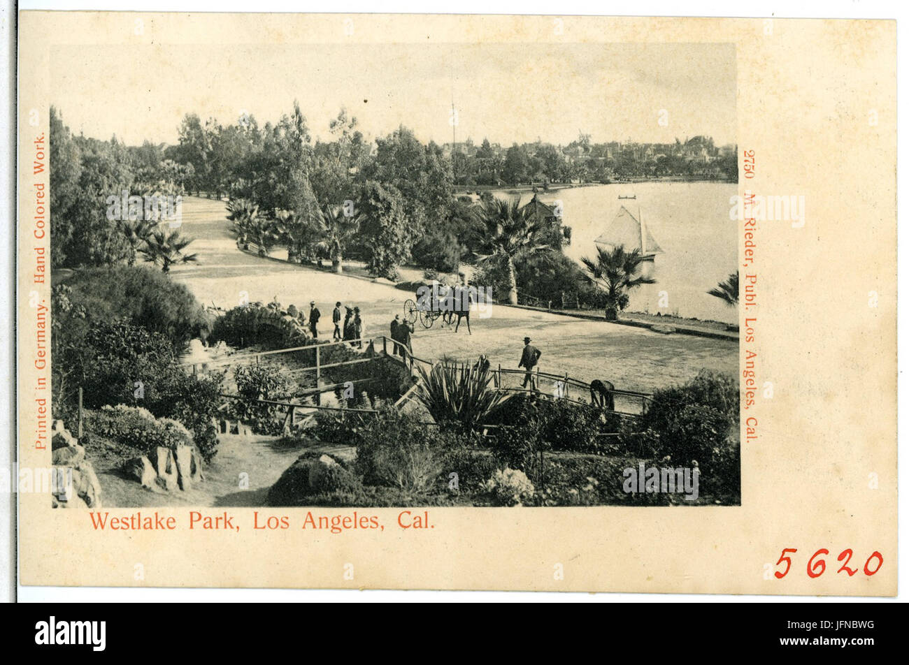 05620-Los Angeles-1904-Park-Brück Westlake & Sohn Kunstverlag Banque D'Images