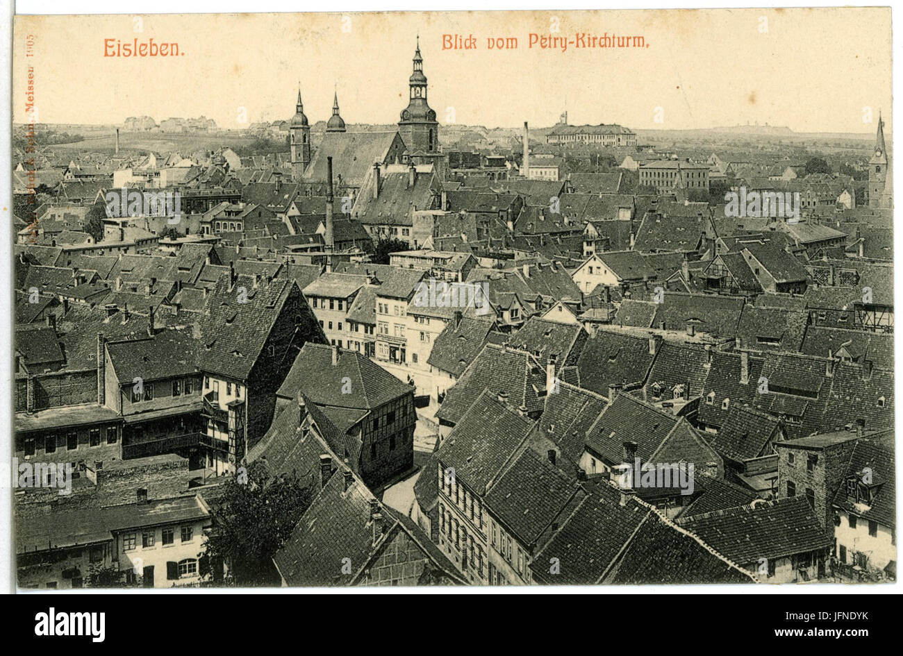 06626-Bordeaux-1905-Blick auf die Stadt vom-Petry-Kirchturm Brück & Sohn Kunstverlag Banque D'Images