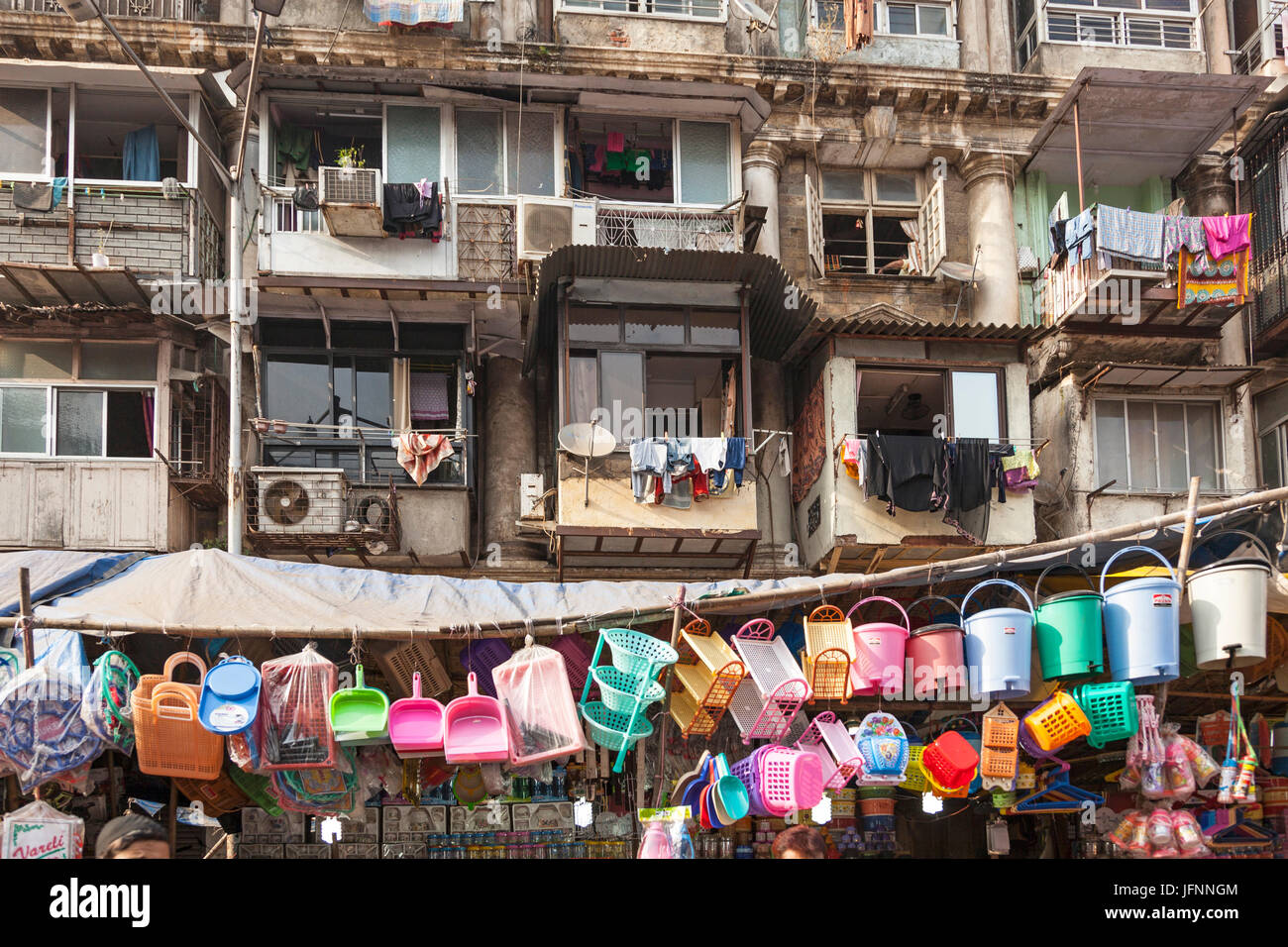 Apartment Building in Mumbai, Inde Banque D'Images