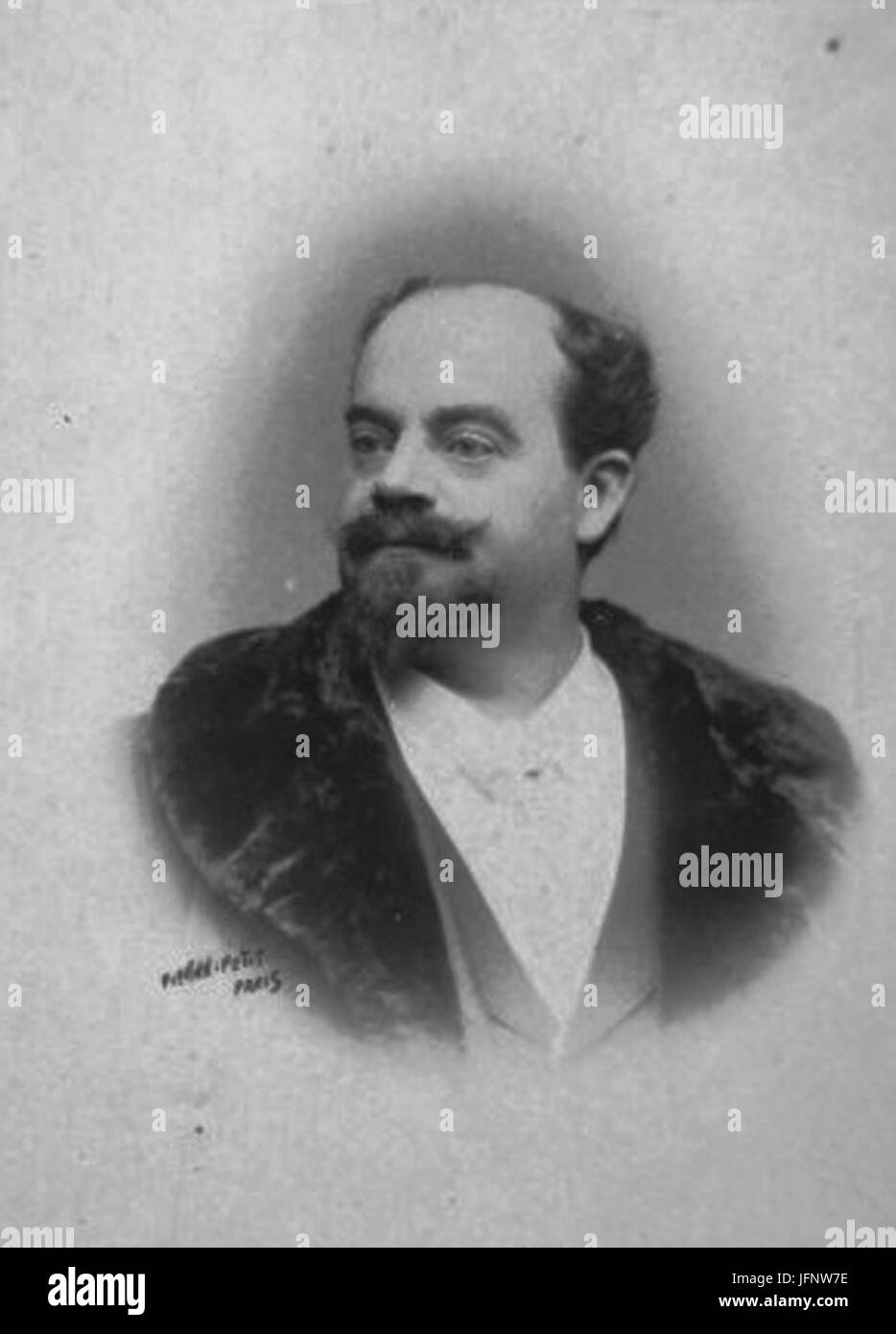 1900 - Gabriel Ferrier Peintre né à Nîmes Banque D'Images