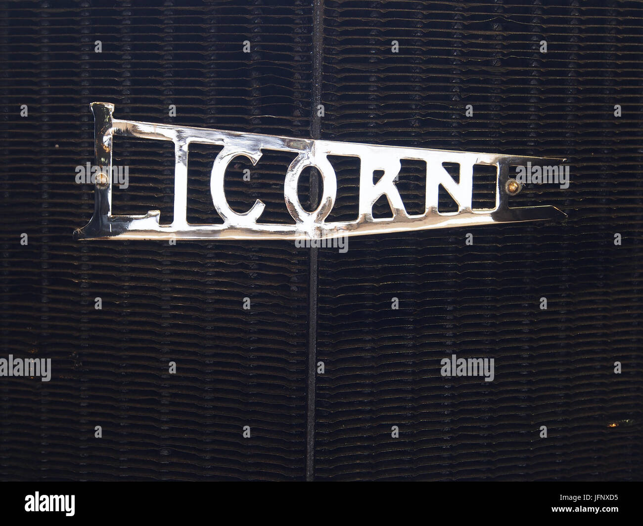 1926 La Licorne Le Logo D Un B7 W4 Bulletin De 9 A 12 Cv Au Musee Automobile De Vendee Photo Stock Alamy