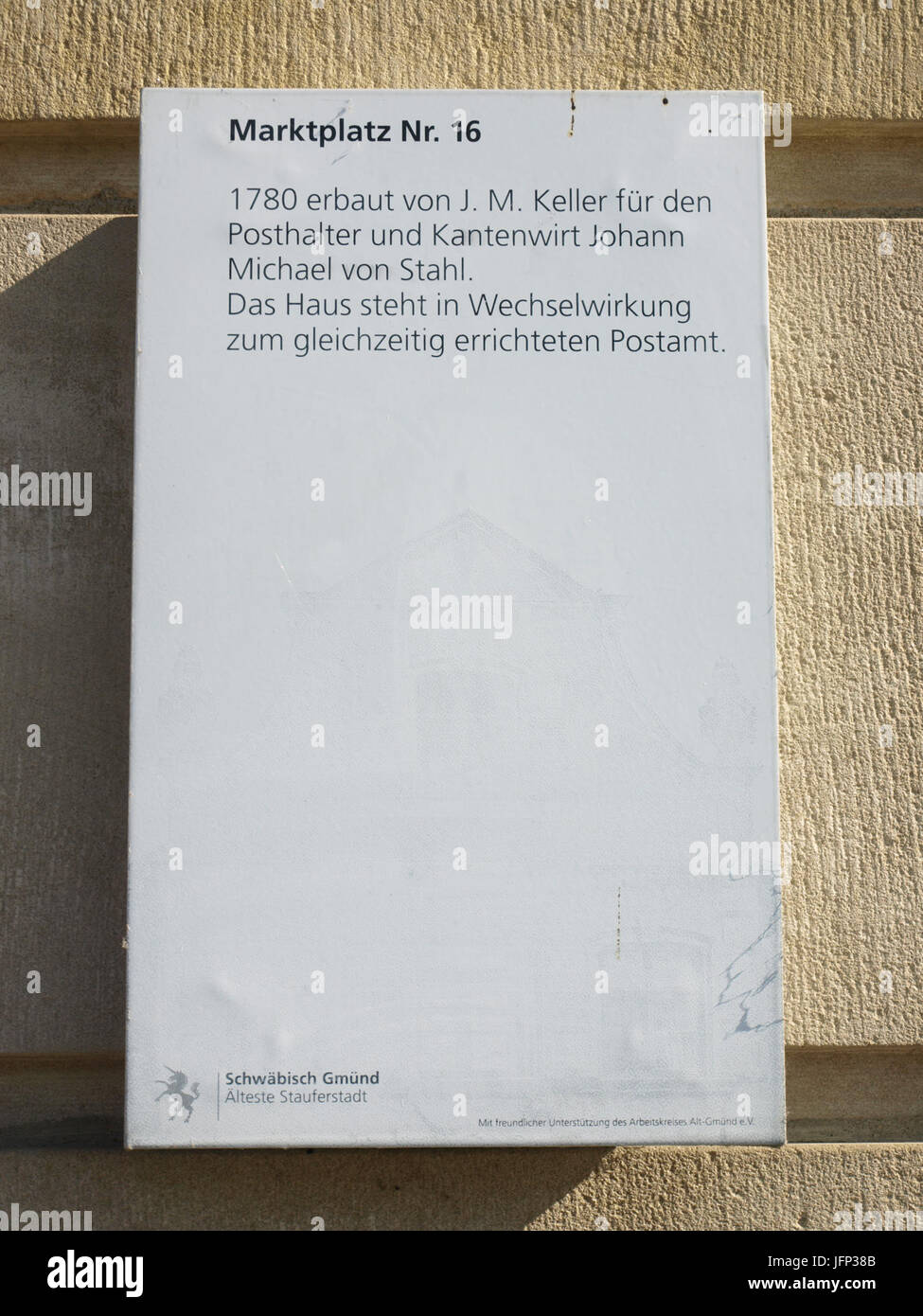 2012.03.06 - Schwäbisch Gmünd - Marktplatz 16 - 01 Banque D'Images