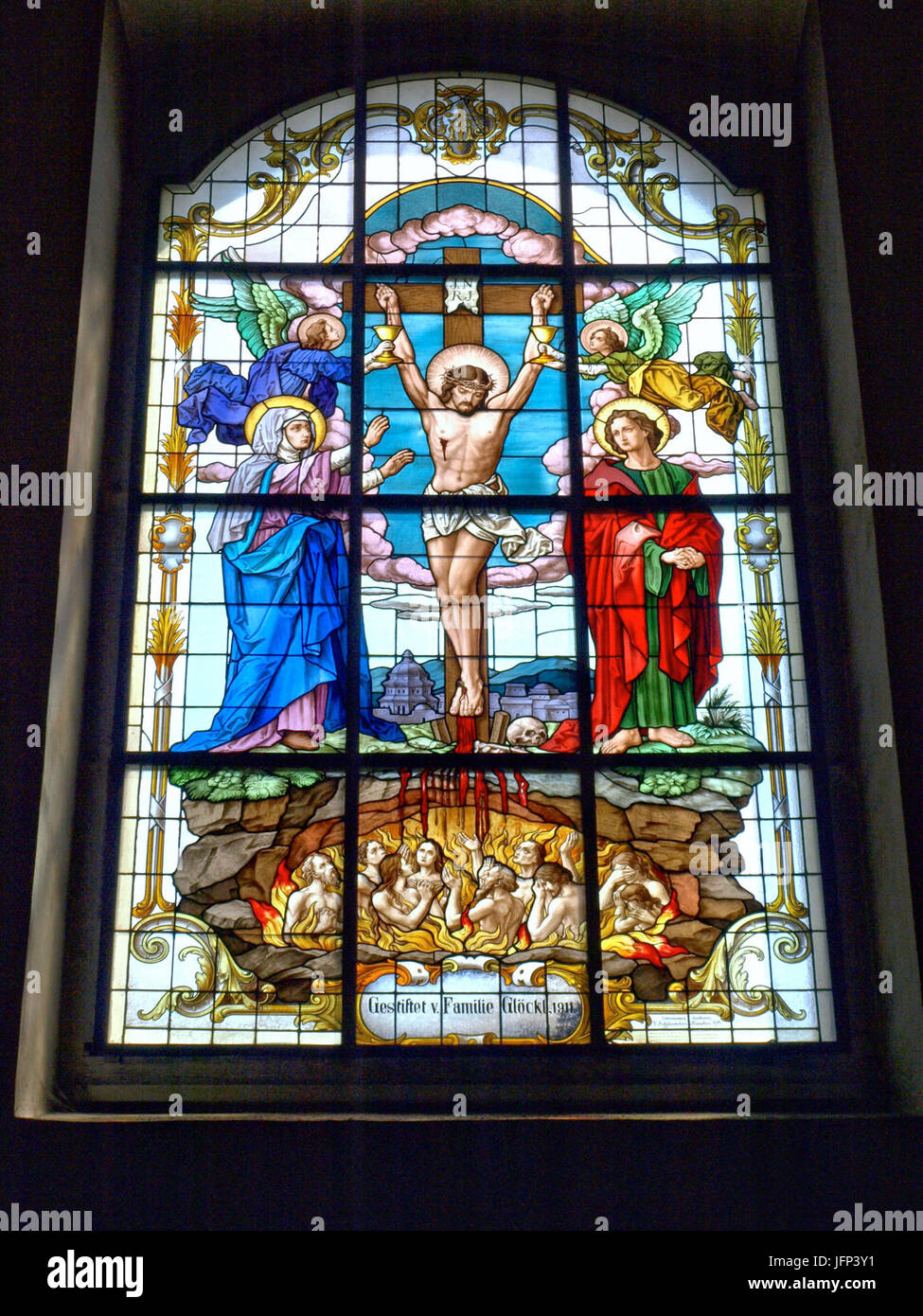 2013.04.24 - - Pöchlarn Pfarrkirche Mariae Himmelfahrt - 12 Banque D'Images 2013.04.24 - - Pöchlarn Pfarrkirche Mariae Himmelfahrt - 12 Banque D'Images