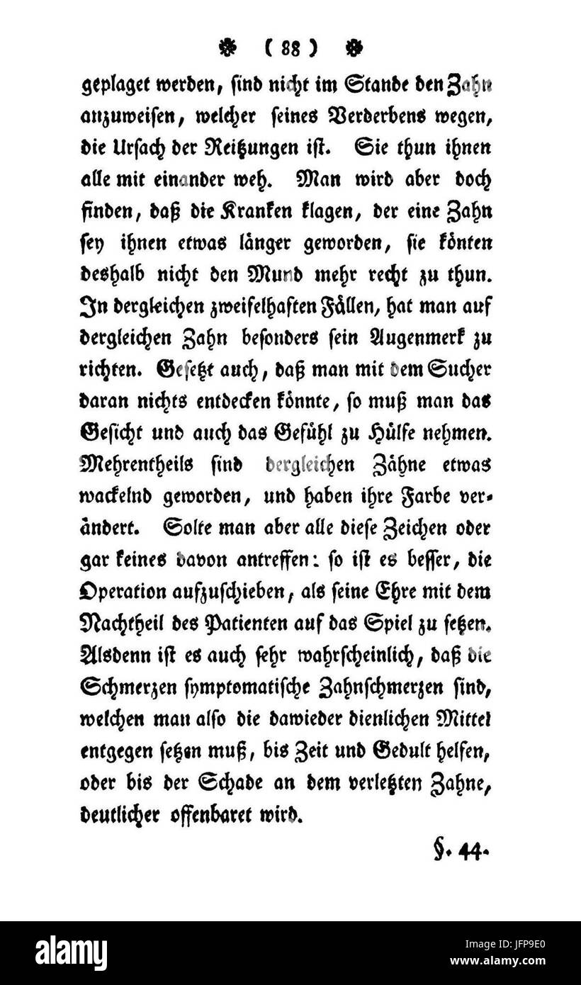 Abhandlung von den Zähnen (Pfaff) 121 Banque D'Images
